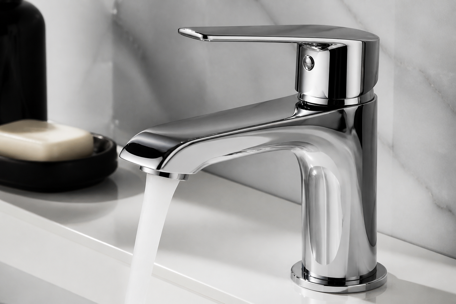 Luxury modern bathroom basin mixer faucet